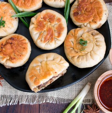 Spicy Pan Fried Beef Bao / https://www.hwcmagazine.com