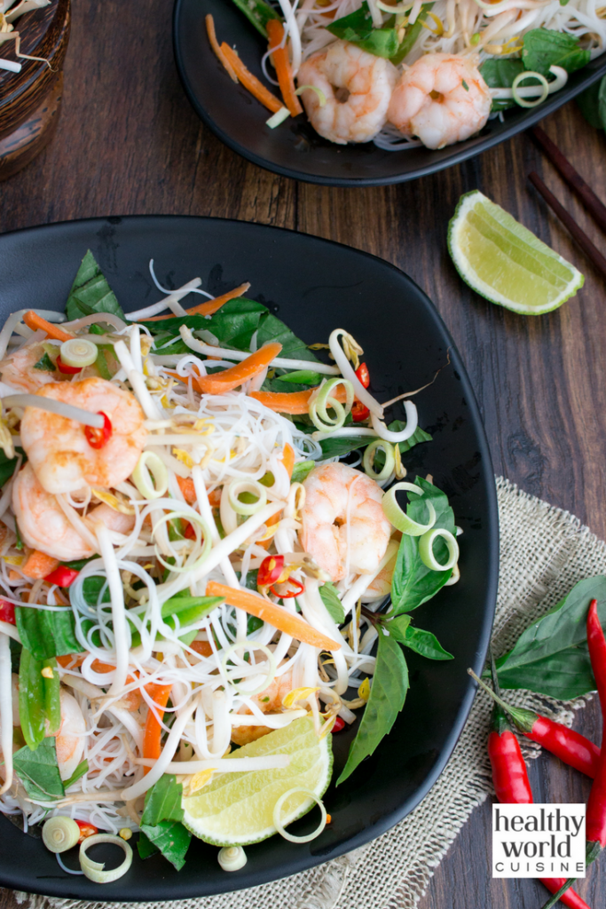 Vietnamese Shrimp Vermicelli Salad / https://www.hwcmagazine.com