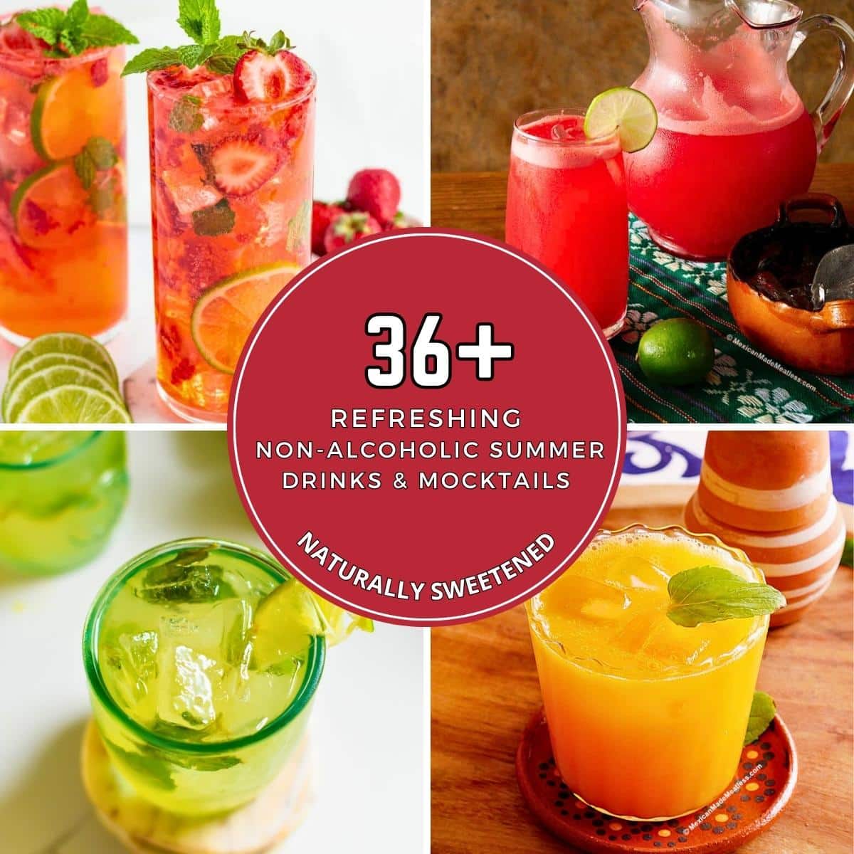 36 refreshing non-alcoholic drinks & mocktails.
