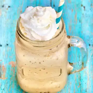 Coffee slush from frappe