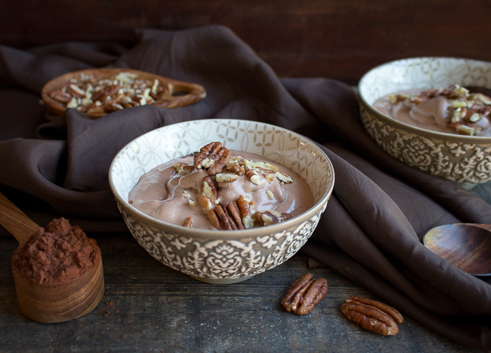 Chocolate Pecan Butter Banana Ice Cream / https://www.hwcmagazine.com