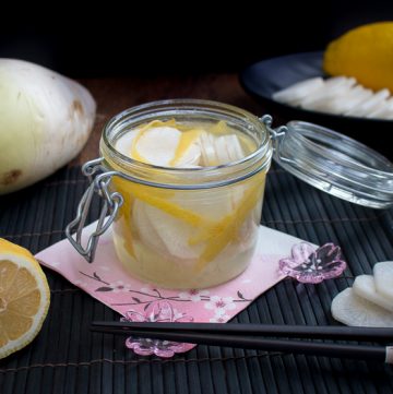 Lemon Diakon Radish Refrigerator Pickles / https://www.hwcmagazine.com