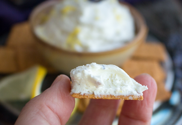 Lemon Lavender Goat Cheese Spread / https://www.hwcmagazine.com