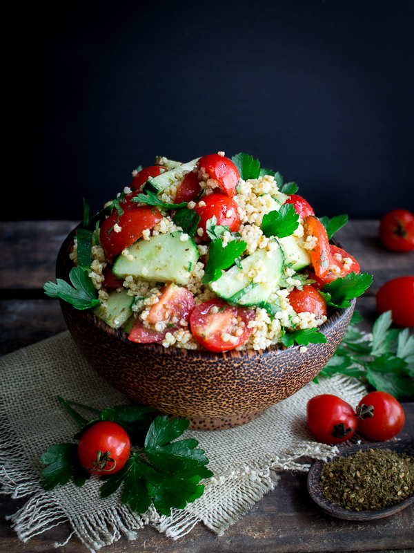 Easy Summer Millet Salad / https://www.hwcmagazine.com