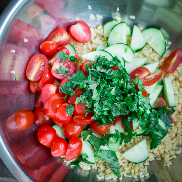 Easy Summer Millet Salad / https://www.hwcmagazine.com