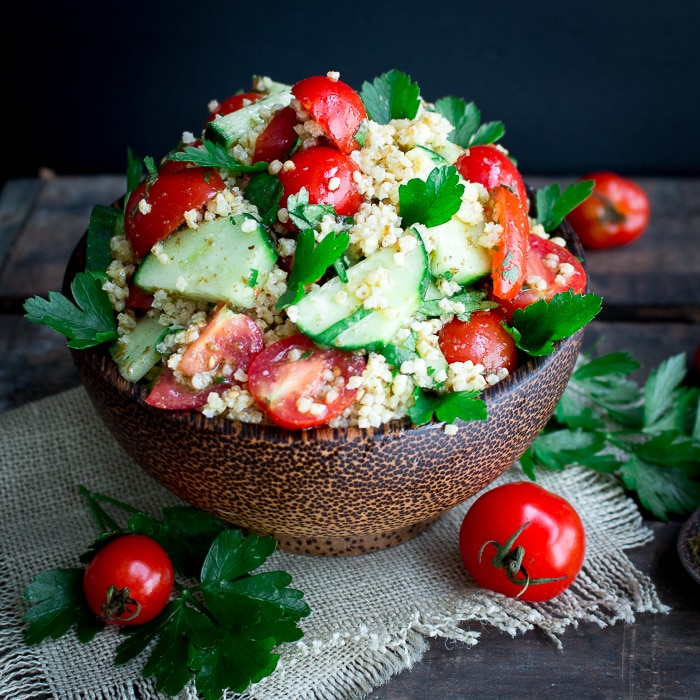Easy Summer Millet Salad - Healthy World Cuisine