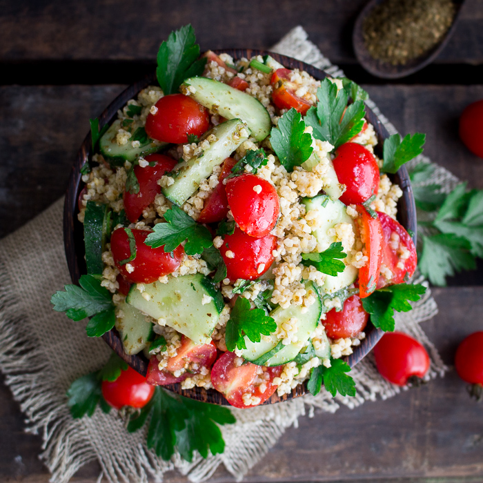 Easy Summer Millet Salad / https://www.hwcmagazine.com