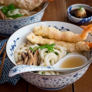 Shrimp Tempura Udon Noodles / https://www.hwcmagazine.com