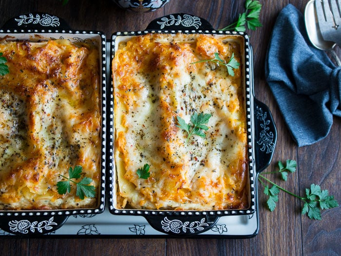 Butternut Squash Vegetarian Lasagna / https://www.hwcmagazine.com