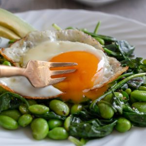 Sautéed Greens Breakfast Salad / https://www.hwcmagazine.com