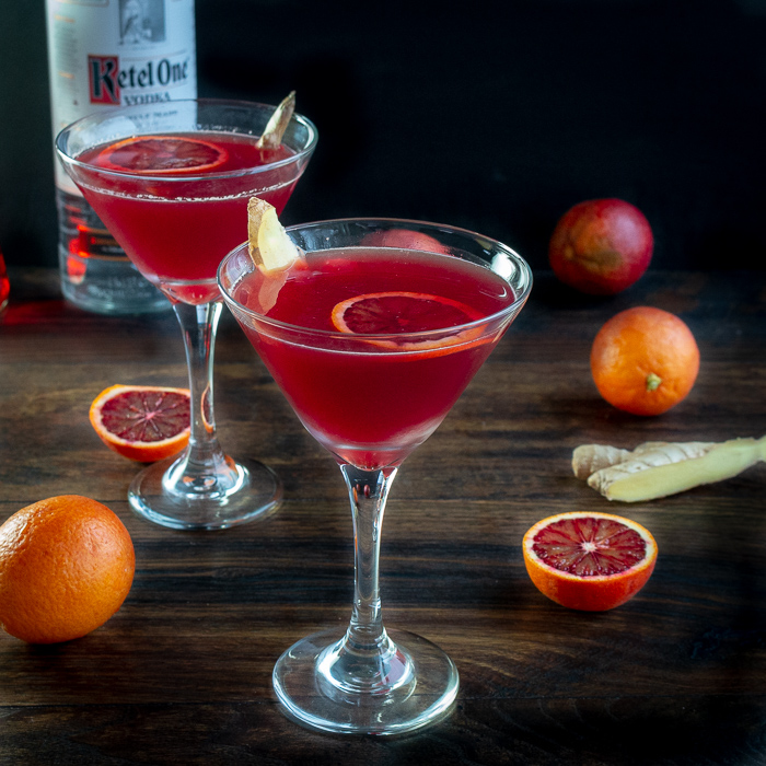 Blood Orange Ginger Spritz / https://www.hwcmagazine.com