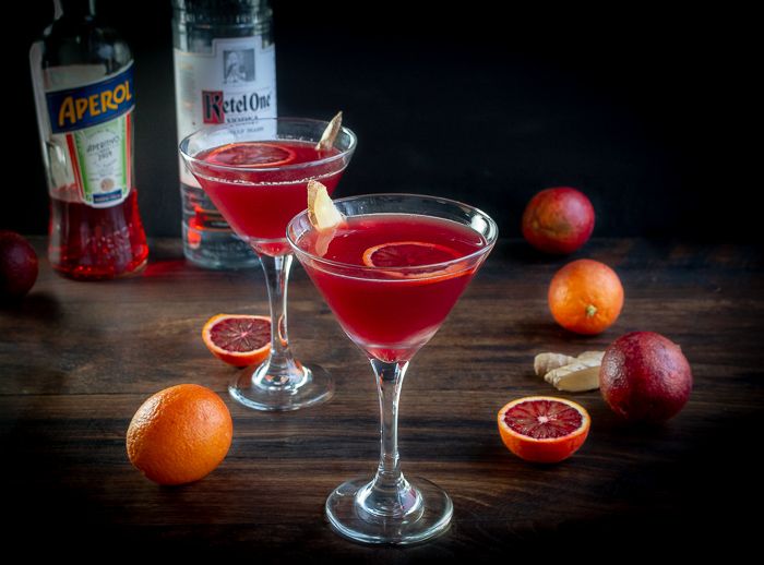 Blood Orange Ginger Spritz / https://www.hwcmagazine.com