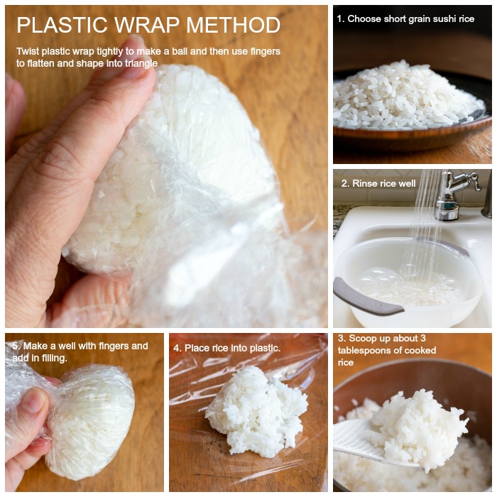 Plastic Wrap 6 step method. 
