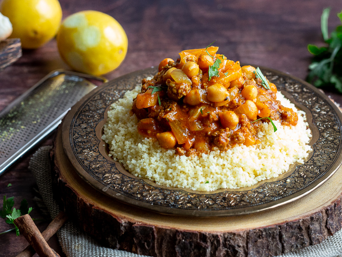 Easy Moroccan Ground Lamb Stew-image