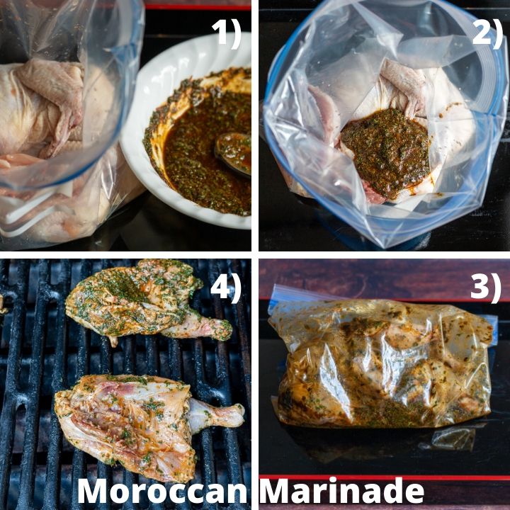 Step by Step how to marinade and prep Cornish hens. 