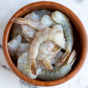 Prepped shrimp