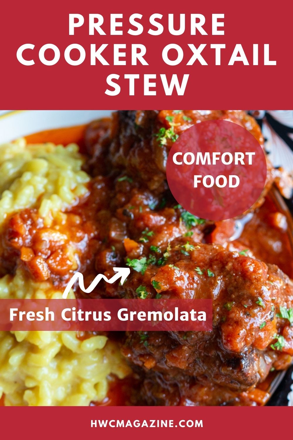 Pressure Cooker Oxtail Stew [Italian Style +VIDEO] Healthy World Cuisine