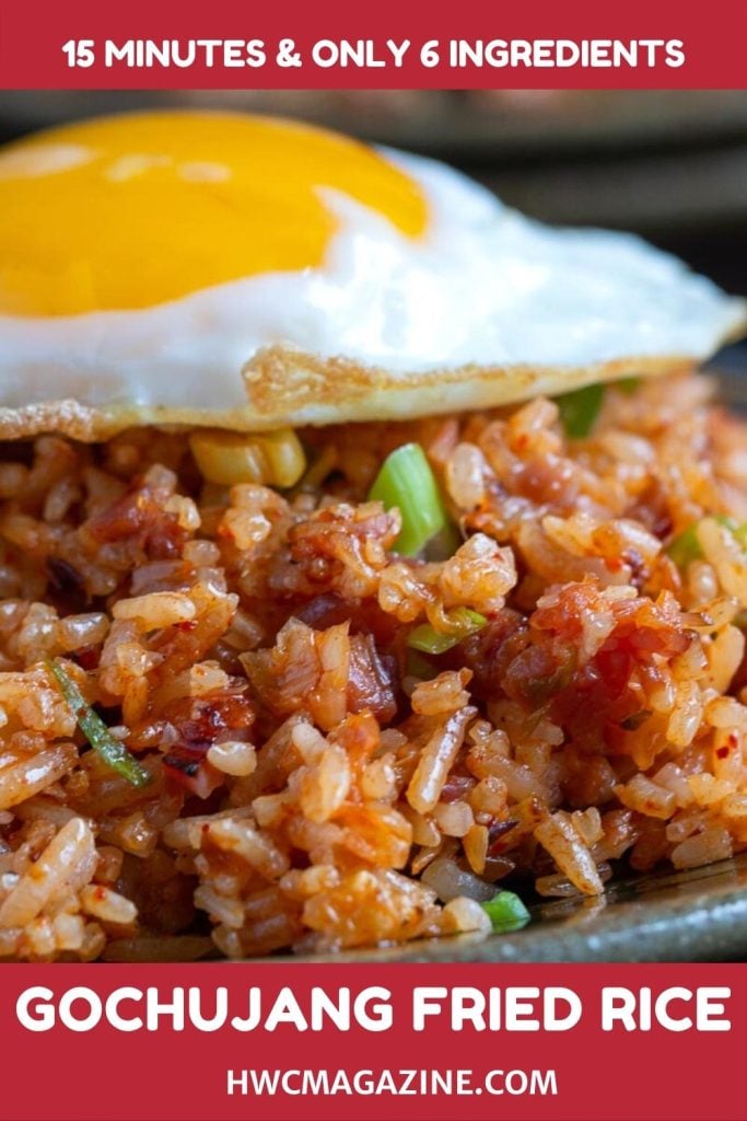 Korean Gochujang Fried rice – My Plantiful Cooking